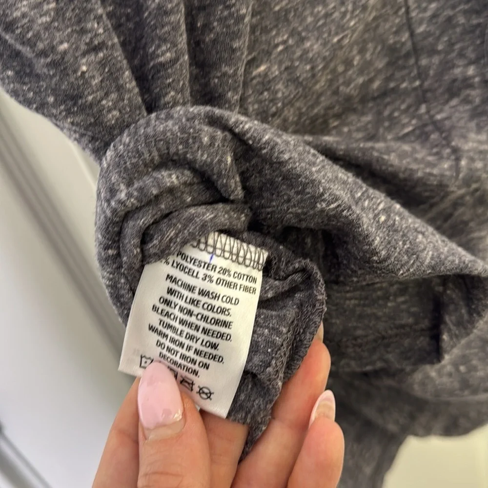 Gray Peace & Love Short Sleeve Tee - Picture 6 of 6